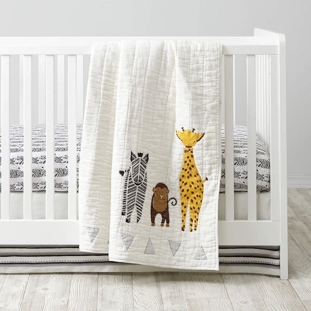 crate and barrel Crib Skirt